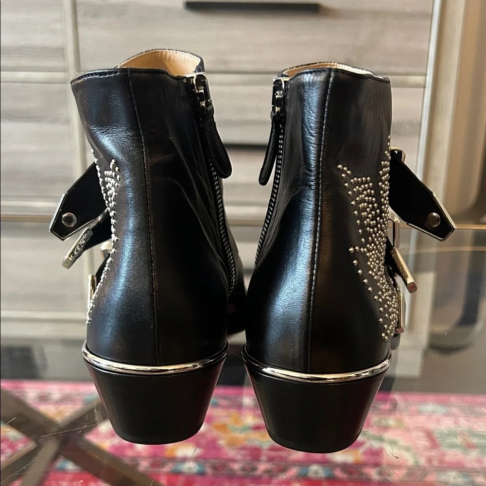 Chloé “Susan” Black Ankle Boots - Picture 7 of 10